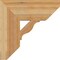 Ekena Millwork Funston Slat Rough Sawn Bracket, Western Red Cedar, 6"W x 18"D x 18"H BKT06X18X18FST06RWR - alternate 3